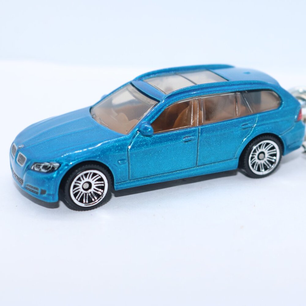 Matchbox 2021 blue BMW suv custom keychain